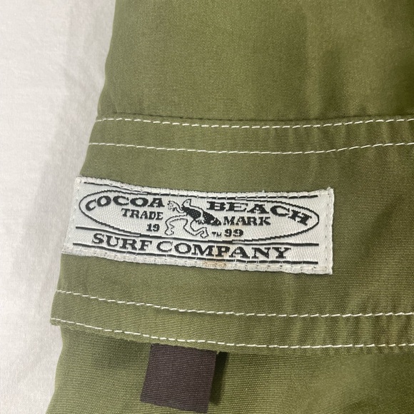 Cocoa Beach Mens Green Swin Board Shorts Size 31 - Picture 3 of 10